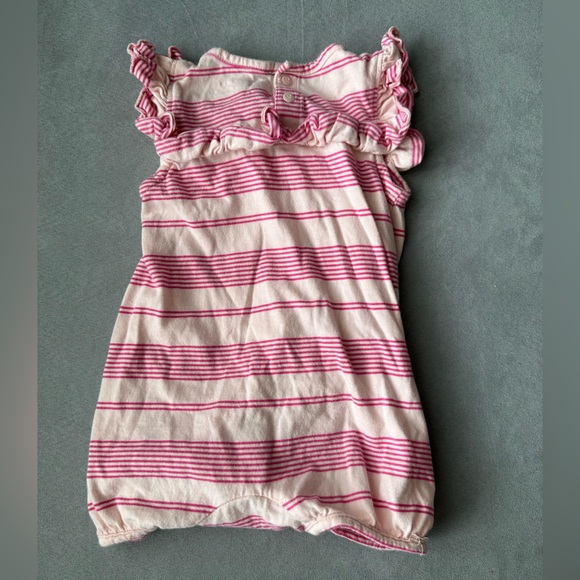 Carhartt - Girls Romper - Pink Striped - 9Months - Picture 2 of 3